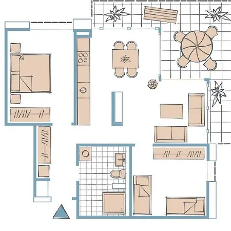 Duenenpark-heiligenhafen-haus-sandduene-wohnung-7-sieben-sinne דירה הייליגנהאפן